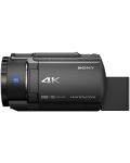 Видеокамера Sony - AX43A 4K Handycam, черна - 3t