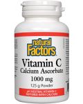 Vitamin C Calcium Ascorbate, 1000 mg, 125 g, Natural Factors - 1t