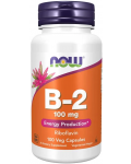 Vitamin B-2, 100 mg, 100 капсули, Now - 1t