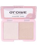 Vivienne Sabó Дуо хайлайтър Gloire d'Amour, 01 Tour Eiffel Soft Rose, 6 g - 2t