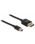 Видео кабел Delock - 84928, Mini DisplayPort/DisplayPort, 2 m, черен - 2t