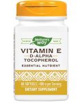 Vitamin E D-alpha Tocopherol, 400 IU, 60 капсули, Nature's Way - 1t
