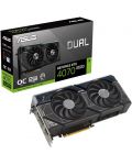 Видеокарта ASUS - Dual GeForce RTX 4070 SUPER OC, 12GB, GDDR6X - 1t