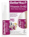 Vitamin D + K2 Kids Daily Орален спрей, 15 ml, Better You - 1t