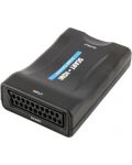 Видео конвертор ESTILLO - Scart/HDMI, черен - 1t