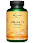 Vitamin D3 + Vitamin K2, 120 капсули, Vegavero - 1t