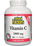 Vitamin C Time Release, 1000 mg, 210 таблетки, Natural Factors - 1t