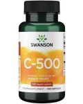 C-500, 500 mg, 100 капсули, Swanson - 1t
