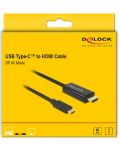 Видео кабел Delock - 85259, USB-C/HDMI, 2 m, черен - 3t