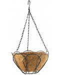 Висяща кашпа Palisad - 690018, 25 cm, с кокосова кошница - 1t