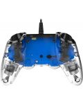 Контролер Nacon за PS4 - Wired Illuminated, crystal blue - 2t