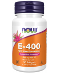 Vitamin E-400, 50 капсули, Now - 1t