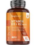 Vitamin D3 + K2, 180 таблетки, Weight World - 1t