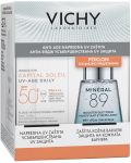 Vichy CS & Minéral 89 Комплект - Слънцезащитен флуид и Гел-бустер, 40 + 30 ml (Лимитирано) - 1t