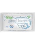 Влажни кърпи Bebelan - Silver Water, 60 броя - 1t