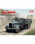 Военен сглобяем модел - Германски военен камион Мерцедес Тип Л3000С (Typ L3000S, WWII German Truck) (100% нови отливки) - 1t