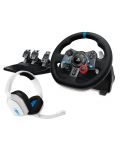 Волан с педали и слушалки Logitech - G29 Driving Force, Astro A10, PS5/PS4 - 1t