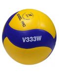 Волейболна топка Mikasa - V333W, размер 5, жълта - 2t