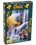 Пъзел Gold Puzzle от 1000 части - Водопад - 2t
