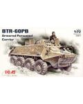 Военен сглобяем модел - Руски бронетранспортьор БТР-60ПБ /BTR-60PB/ - 1t