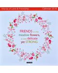 Wall Calendar 2018: Words of Love & Friendship - 1t