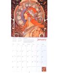 Wall Calendar 2018: Alphonse Mucha Wall Calendar 2018 (Art Calendar) - 3t