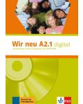 Wir Neu A2.1: digital DVD-ROM / Немски език - ниво A2.1: DVD носител - 1t