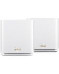 Wi-fi система ASUS - ZenWiFi XT8 V2, 6.6Gbps, 2 модула, бяла - 1t