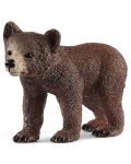Комплект фигурки Schleich Wild Life - Майка мечка гризли с малко - 2t