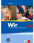 Wir 1: Учебна система по немски език - ниво А1 + CD - 1t