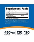 Wormwood, 450 mg, 120 капсули, Nutricost - 2t