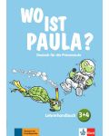 Wo ist Paula? 3+4 Lehrerhandbuch mit 4 Audio-CDs und Video-DVD - 1t