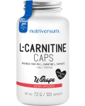 Wshape L-Carnitine, 500 mg, 120 капсули, Nutriversum - 1t