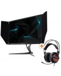 Гейминг монитор Acer Predator X27 - 27", Wide IPS AG, 144Hz - 1t