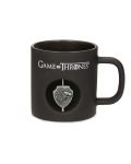 Чаша Game of Thrones - 3D Rotating Logo Stark (Black Crystal) - 1t