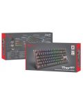 Механична клавиатура Genesis - Thor 300, TKL, Outemu Red, RBG, сива - 6t