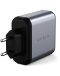 Зарядно устройство Satechi - ST-MCCAM, USB-A/C, 30W, сиво/черно - 7t