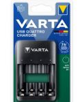 Зарядно устройство VARTA - USB Quattro Charger, за AA/AAA, черно - 1t