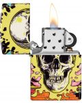 Запалка Zippo - Skull Design, Glow in the Dark - 5t