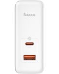 Зарядно устройство Baseus - GaN5 Pro Fast Charger, USB-A/C, 100W, бяло - 5t