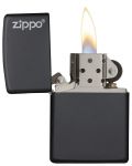 Запалка Zippo - Black Matte, черна - 3t