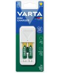 Зарядно устройство VARTA - Mini Charger, AA/AAA, черно - 1t