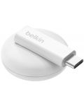 Зарядно устройство Belkin - Boost Charge, Apple Watch, USB-C, бяло - 4t