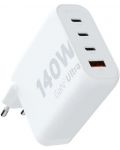Зарядно устройство Xtorm - GaN2 Ultra, USB-A/C, 140W, бяло - 1t