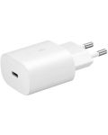 Зарядно устройство Samsung - Travel Adapter, USB-C, 25W, бяло - 2t