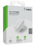 Зарядно устройство Belkin - Boostcharger, USB-C, 30W, бяло - 6t