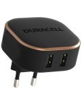 Зарядно устройство Duracell - DRACUSB16-EU, USB-A, 24W, черно - 1t