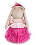 Плюшена играчка Budi Basa - Зайка Ми, с розова рокля, 25 cm - 3t