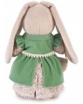 Плюшена играчка Budi Basa - Зайка Ми, в зелена рокля, 32 cm - 3t