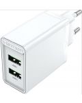 Зарядно устройство Vention - FBAW0, USB-A, 18W, бяло - 1t